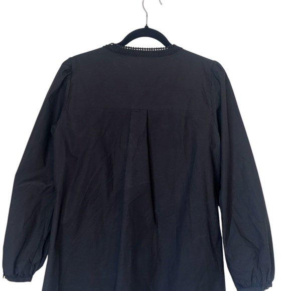 Cream Women's Black Long Sleeve Mini Dress with Jewel Buttons- Size 38 - Picture 6 of 10